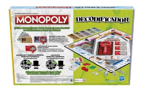 Juego De Mesa Monopoly Decodificador