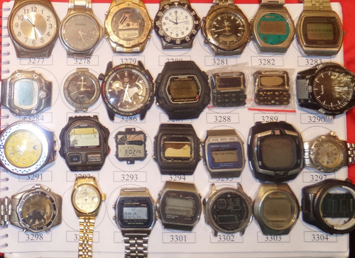 Lote 12 Sucatas Casio E Outros- Máquina Do Tempo