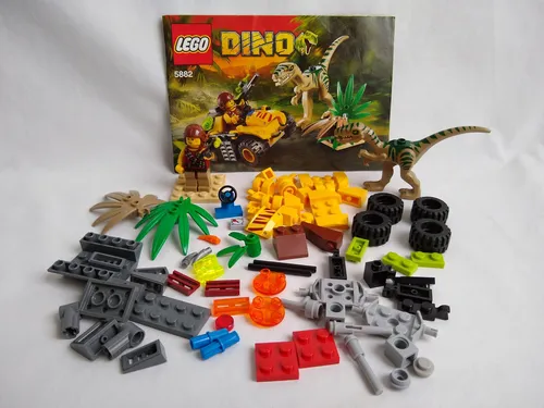 Lego 5882 Dino Ambush Attack Completo Sem Caixa Usado