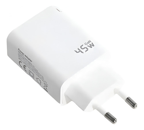 Cargador Pared 45w Gan Pd Type-c + Usb Tecmaster Sec 200540