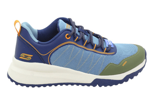 Tenis Skechers Mujer Bobs Squad 3 - Rivers Race Azul