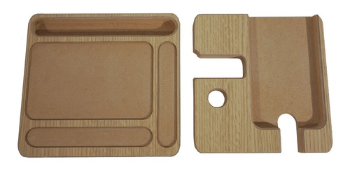 Imagen 6 de 10 de Organizador Base Celular Billetera Mesa Luz Oficina Regalo