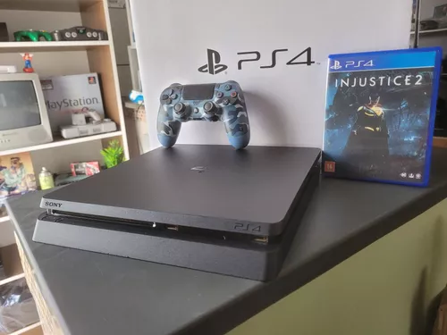 Ps4 Slim 500gb Usado + 2 Jogos Físicos Garantia E Nf