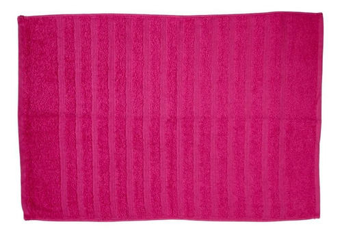 Toalha Tapete Piso Banheiro Hotel Sauna Pousada Box 65x44cm Cor Pink