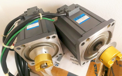Imagen 5 de 5 de Kit Mitsubishi Servo Motor Ha-fe43 - Driver Mr J40a1 -cables