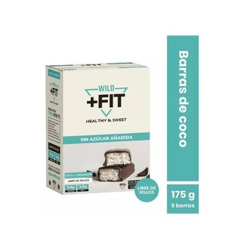 Barra Wild Fit Coco Chocolate - Caja 5 Und  Wild Foods