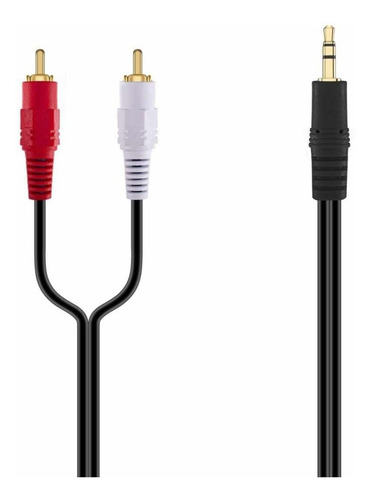 Cabo Auxiliar P2 Macho X Rca Macho Audio 1,5m Som