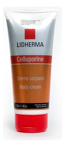 Celluporine - Lidherma - Crema Anticelulítica Tipo De Envase Pomo Fragancia Celluporine Tipos De Piel Todo Tipo