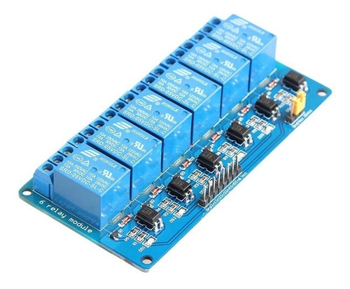 Modulo De Relés 6 Canales Para Arduino