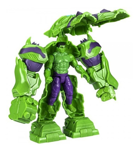 Figura Marvel Monster Strike Hulk Aplasta Monstruos