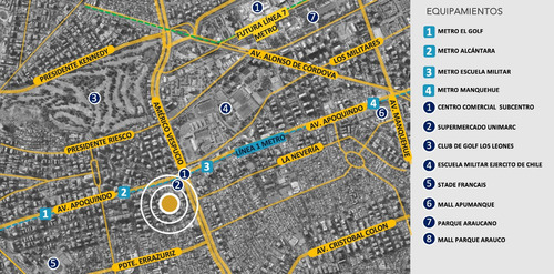 Arriendo Departamentos Nuevos, Asturias, Las Condes