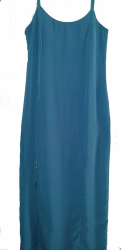 Vestido Fiesta Raso Finito S O M, Largo Muy Fresco Con Saco