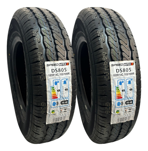 2 Pneus 185r14c Carga 8 Lonas Importados C/ Garantia + Brind