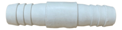 Cople O Niple Unión De Plástico Blanco Para Inserción 10mm.