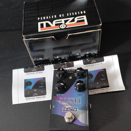 Maza Fx Lush Dual Delay - Pedal De Efectos De Eco Azul (Usado)