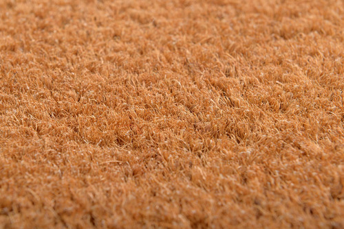 Capacho Em Fibra Natural De Coco Liso - 70cm X 40cm