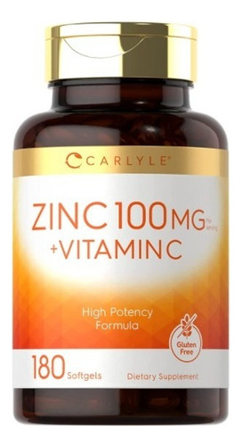 Zinc 100 Mg Con Vitamina C 