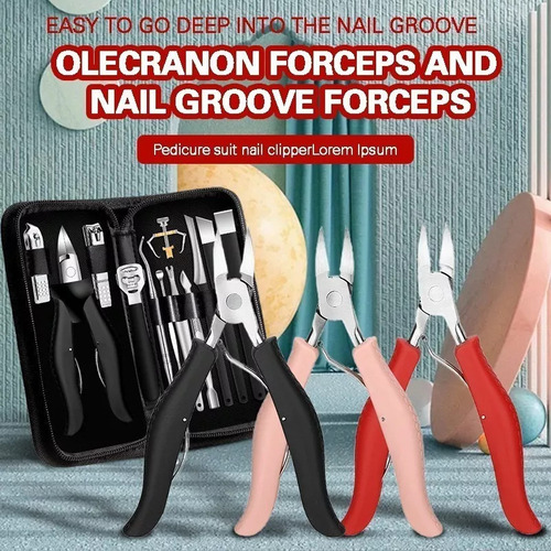 Navidad Juego De Cuchillos Para Pedicura, Kit Para Cortar