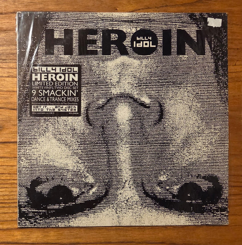 Billy Idol Heroin 2lp 12'' Ed. Limitada Vinilo Blanco Us Edición Limitada (Usado)