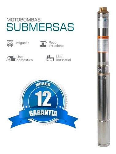 Imagem 7 de 8 de Bomba De Água Submersa Palito 2,5 Pol 1/4cv Claw Caneta