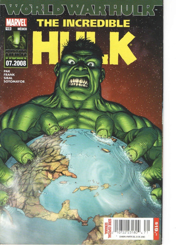 Comic Marvel Planet Hulk The Incredible Hulk 15 #15 Español 