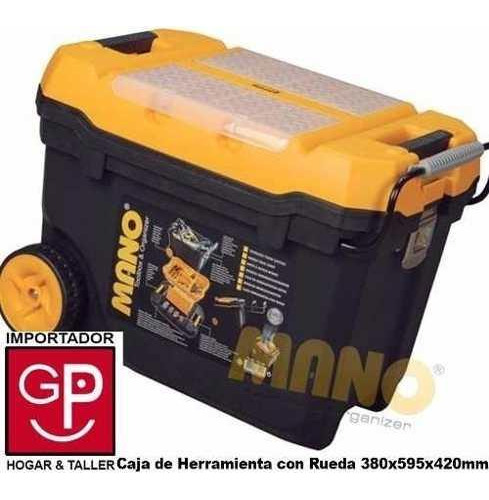 Caja De Herramientas Con Rueda Y Organizador 24´´ Mano Tk-28