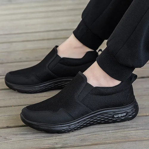 Zapatos Tenis Negros Mujer Y Hombres Pie Diabetico Cómodo