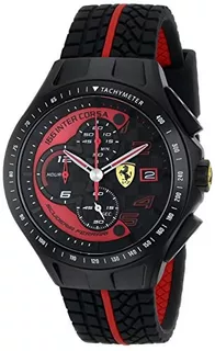 Reloj Ferrari 0830077 Race Day Chronograph Con Correa De Cau