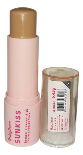 Sunkiss Stick Bronzer Contorno Cremoso Linha Rosa Ruby Rose Tom Da Maquiagem 1 - Desert Haze