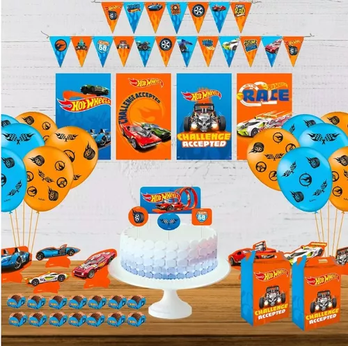 Topo de Bolo Hot Wheels - Alegra Festa - Artigos para Festas