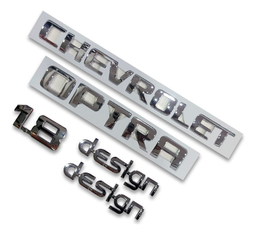 Kit De Emblemas Chevrolet Optra 1.8 Design, Adhesivo 3m.