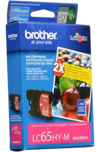 Brother Cartucho Tinta Lc65hym Magen P/ Mfc5890/6490cw