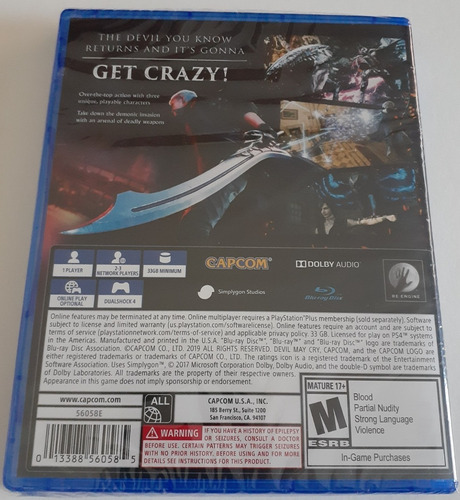 Imagen 3 de 3 de Dmc Devil May Cry 5 Ps4