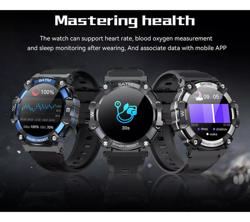 Reloj Inteligente For Hombre Bluetooth Llamadas Deportivo