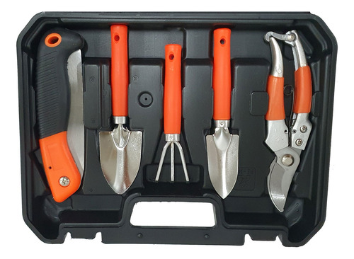 Kit De Jardineria 12 Pcs Incluye Valija En Pvc Rigido Alto I