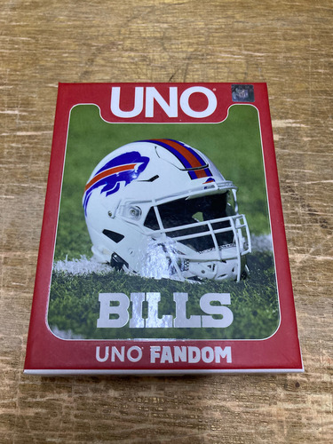 Uno Fandom Bills Nfl Juego Cartas Mattel Game Creations