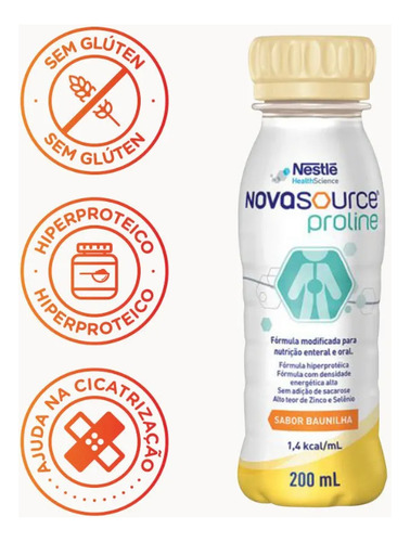 Suplemento Alimentar Nestle Novasource Proline - 200ml