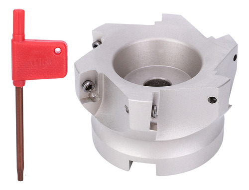 Fresa Bap400r-80-27-6t De 90 Grados De Acero Con Alto Conten