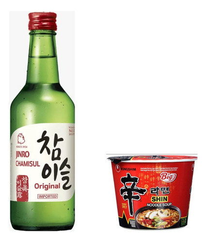 Soju  Coreano Y Fideos Picantes - L a $199