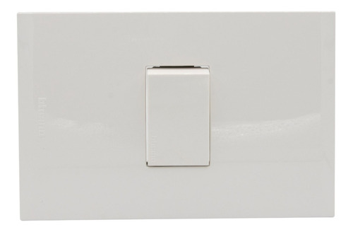 Pulsador 10a 250v Blanco Blanco Af2102eb Bticino Nobile