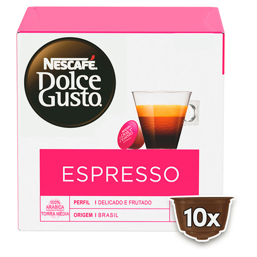 Café Em Cápsula Torrado E Moído Espresso Nescafé Dolce Gusto