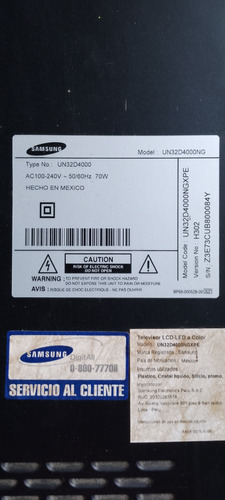 En Venta Tarjetas De Televisor Samsung 32 Pulgadas 