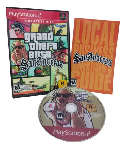 Gta San Andreas para Ps2, Jogo de Videogame Usado 16388530