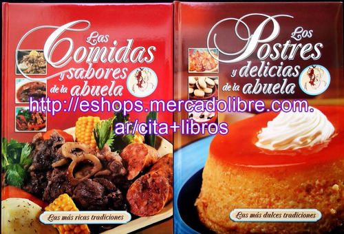 Oferta 2 Libros Las Comidas + Los Postres De La Abuela Clasa