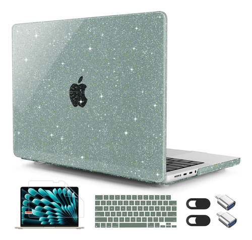 Funda Mektron Para Macbook Pro 14 M1 Pro/max +c/tec Glittgr