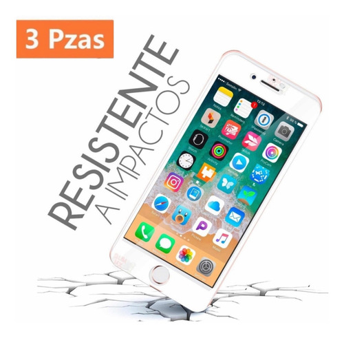 Micas Cristal 3 Piezas Apple iPhone Protector De Pantalla