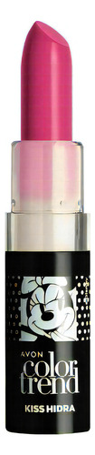 Kiss Hidra Lápiz Labial Colección Minnie Color Trend Rosa Acabado Hidratante Color Rosa Fantasia