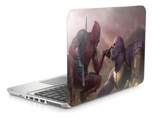 Skin Adesivo Protetor Notebook 14 Wide Thanos Deadpool