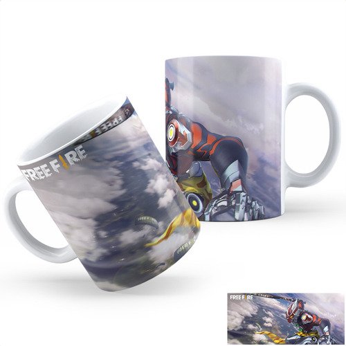 Taza Cerámica Free Fire Ag Calidad