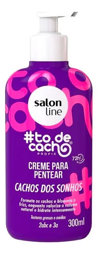 comprar Creme De Pentear Salon Line Cachos Dos Sonhos 300ml